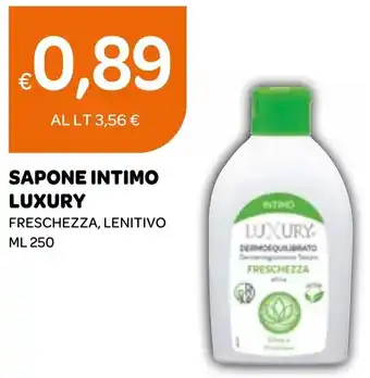 Ekom SAPONE INTIMO LUXURY FRESCHEZZA, LENITIVO ML 250 offerta