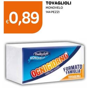 Ekom TOVAGLIOLI MONOVELO 144 PEZZI offerta