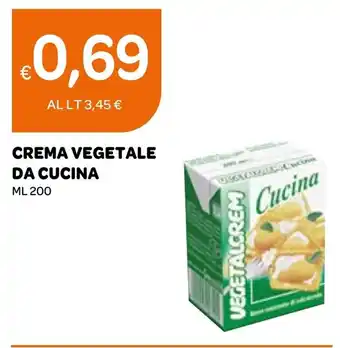 Ekom CREMA VEGETALE DA CUCINA ML 200 offerta