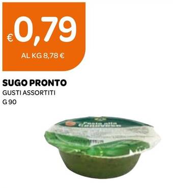 Ekom SUGO PRONTO GUSTI ASSORTITI G 90 offerta