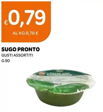 SUGO PRONTO GUSTI ASSORTITI G 90