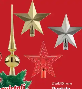 Lidl LIVARNO home Puntale per albero di Natale offerta
