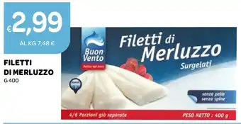 Ekom FILETTI DI MERLUZZO G400 offerta