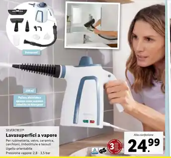 Lidl SILVERCREST Lavasuperfici a vapore offerta