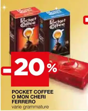 Coop POCKET COFFEE O MON CHERI FERRERO offerta