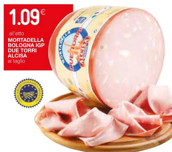 Coop MORTADELLA BOLOGNA IGP DUE TORRI ALCISA al taglio offerta