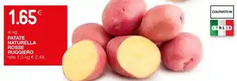 Coop PATATE NATURELLA ROSSE RUGGIERO rete 1,5 kg offerta