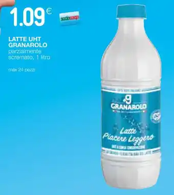 Coop LATTE UHT GRANAROLO parzialmente scremato, 1 litro offerta