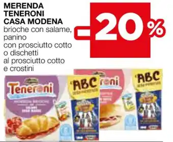 Coop MERENDA TENERONI CASA MODENA` offerta