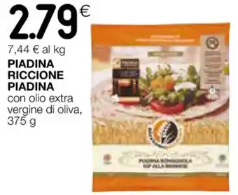 Coop PIADINA RICCIONE PIADINA con olio extra vergine di oliva, 375 g offerta