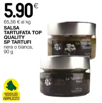 Coop Salsa TARTUFATA TOP QUALITY SP TARTUFI nera o bianca, 90 g offerta