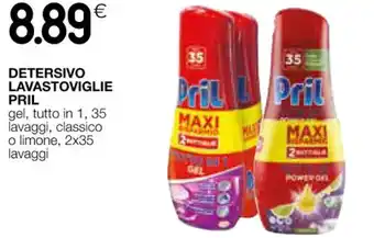 Coop DETERSIVO LAVASTOVIGLIE PRIL offerta