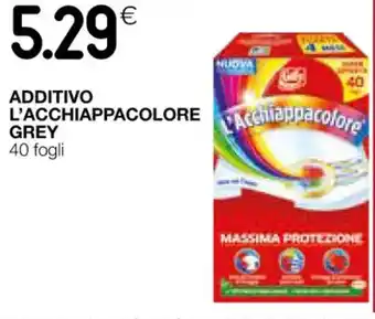 Coop ADDITIVO L'ACCHIAPPACOLORE GREY 40 fogli offerta