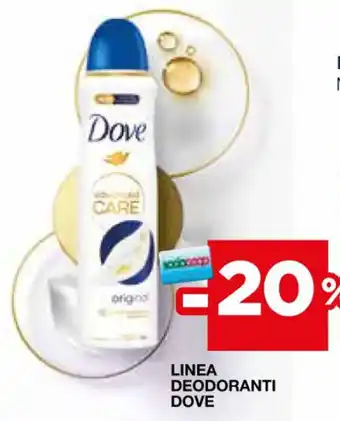 Coop LINEA DEODORANTI DOVE offerta