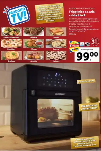 Lidl Friggitrice ad aria calda 9 in 1 offerta