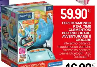 ESPLORAMONDO REAL TIME CLEMENTONI PER ESPLORARE, AVVENTURARSI E GIOCARE