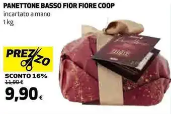 Coop PANETTONE BASSO FIOR FIORE COOP 1 kg offerta