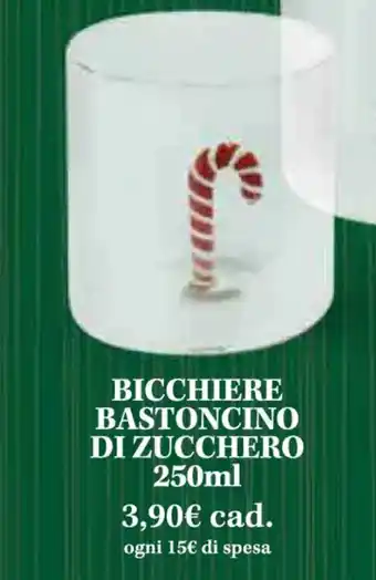 Coop BICCHIERE BASTONCINO DI ZUCCHERO 250ml offerta