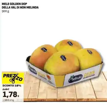 Coop MELE GOLDEN DOP DELLA VAL DI NON MELINDA 900 g offerta
