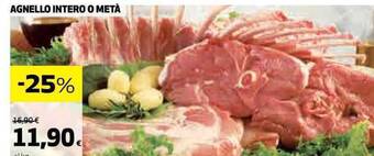 Coop AGNELLO INTERO O METÀ offerta