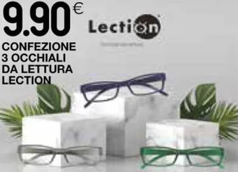 Coop CONFEZIONE 3 OCCHIALI DA LETTURA LECTION offerta