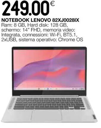 Coop NOTEBOOK LENOVO 82XJ00281X offerta