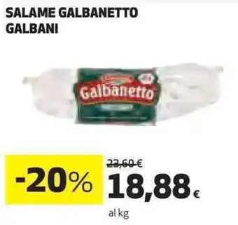 Coop SALAME GALBANETTO GALBANI offerta