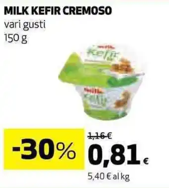 Coop MILK KEFIR CREMOSO vari gusti 150 g offerta
