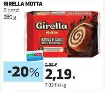 Coop GIRELLA MOTTA 8 pezzi 280 g offerta