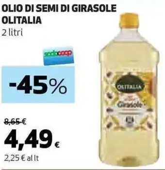 Coop OLIO DI SEMI DI GIRASOLE OLITALIA 2 litri offerta