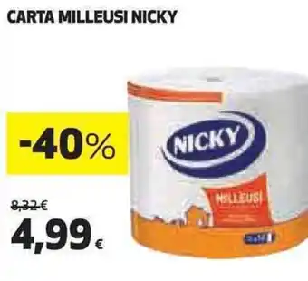 Coop CARTA MILLEUSI NICKY offerta
