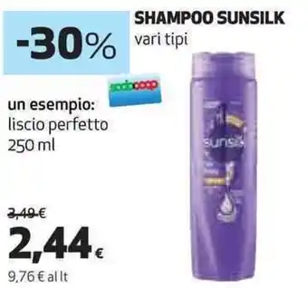 Coop SHAMPOO SUNSILK vari tipi 250 ml offerta