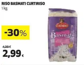 Coop RISO BASMATI CURTIRISO 1 kg offerta