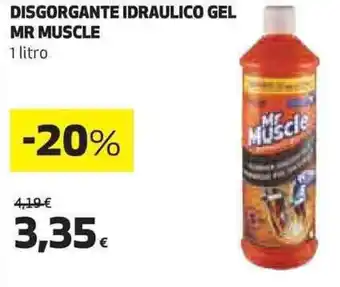 Coop DISGORGANTE IDRAULICO GEL MR MUSCLE 1 litro offerta