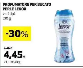 Coop PROFUMATORE PER BUCATO PERLE LENOR vari tipi 210 g offerta