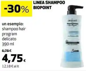Coop LINEA SHAMPOO BIOPOINT offerta