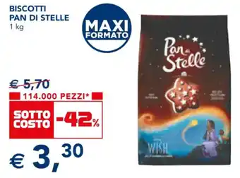 Esselunga BISCOTTI PAN DI STELLE 1 kg offerta