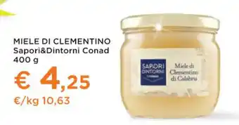 Conad Superstore MIELE DI CLEMENTINO Sapori&Dintorni Conad 400 g offerta
