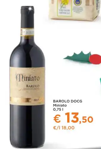 Conad Superstore BAROLO DOCG Miniato 0,75 l offerta
