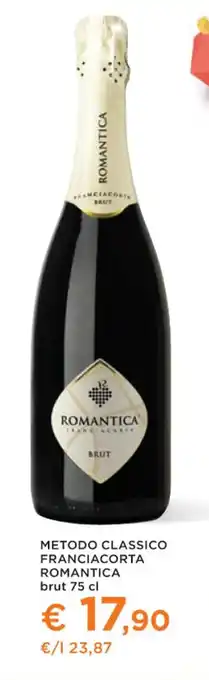 Conad Superstore METODO CLASSICO FRANCIACORTA ROMANTICA brut 75 cl offerta