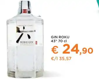 Conad Superstore GIN ROKU 43° 70 cl offerta