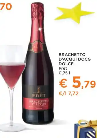 Conad Superstore BRACHETTO D'ACQUI DOCG DOLCE Frèt 0,75 l offerta