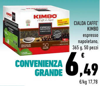 Conad Superstore CIALDE CAFFE' KIMBO 365 g offerta