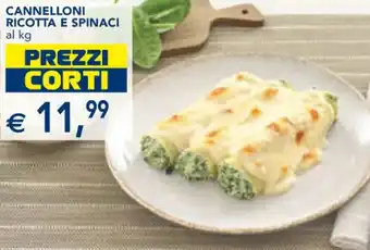 Esselunga CANNELLONI RICOTTA E SPINACI offerta