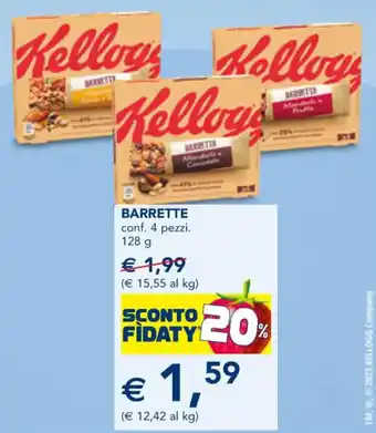 Esselunga BARRETTE conf. 4 pezzi. 128 g offerta