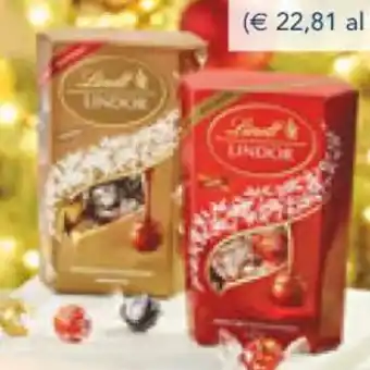 Esselunga PRALINE LINDOR con morbido ripieno, 438 g offerta
