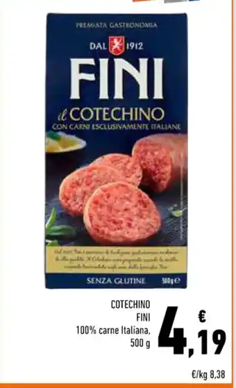 Conad Superstore COTECHINO FINI 500 g offerta