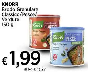 Ipercoop KNORR Brodo Granulare Classico/Pesce/ Verdure 150 g offerta