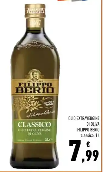 Conad Superstore OLIO EXTRAVERGINE DI OLIVA FILIPPO BERIO classico, 1 l offerta