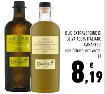 Conad Superstore OLIO EXTRAVERGINE DI OLIVA 100% ITALIANO CARAPELLI 1 l offerta